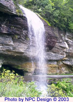 Bridal Veil Falls, Highlands NC